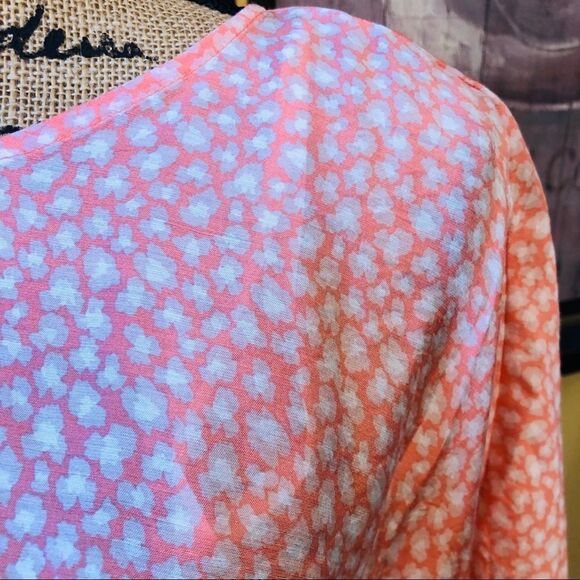 Nanette Lapore orange Blouse size L BNWT - Picture 10 of 10